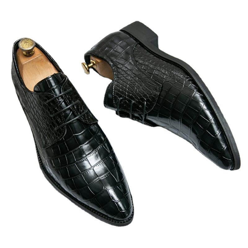 Men's Business Formal Pointed Toe Casual Leather Shoes