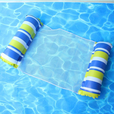 Swimming Pool Hanging Net Inflatable Floating Row Foldable Striped