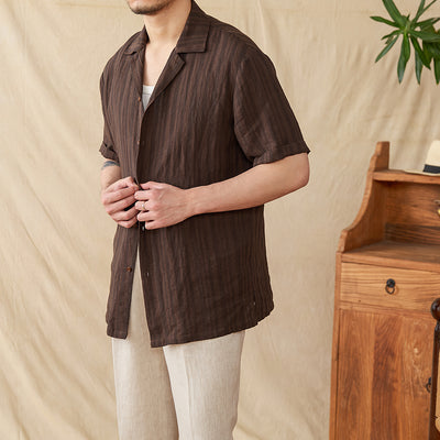 Casual Elegant Lightweight Vintage Shirt Men