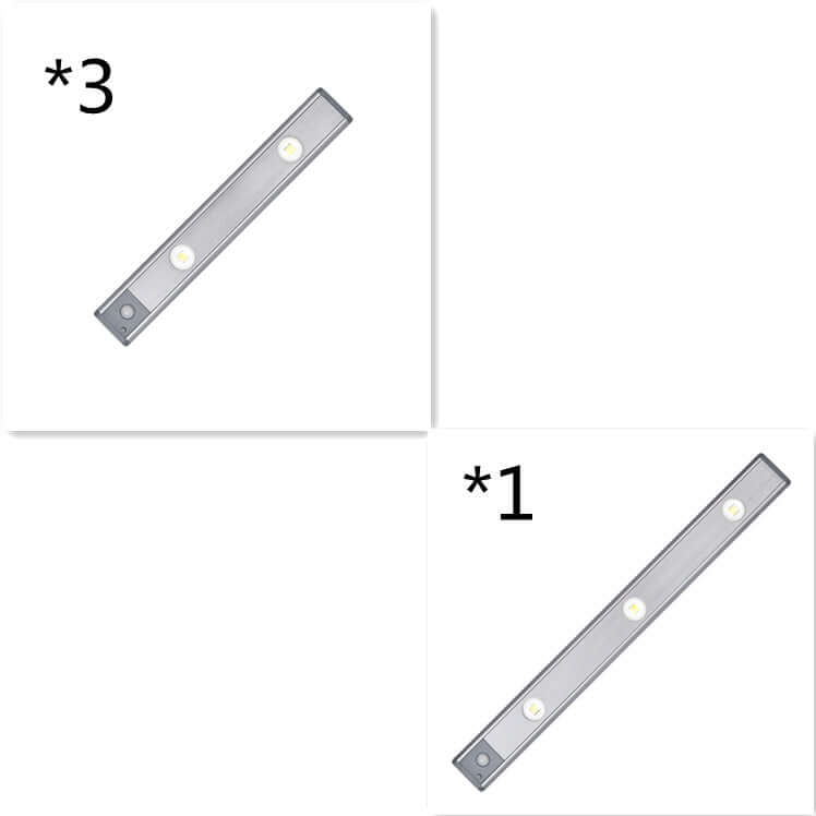 Motion Sensor Lamp Under The Cabinet Dimmable Cabinet Lamp Rechargeable Magnetic Suction Installation Kitchen Night Light Wardrobe Lamp