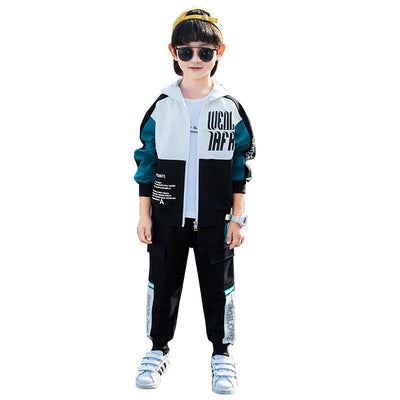 Boys Spring Clothing Sports Jacket Trousers Suit