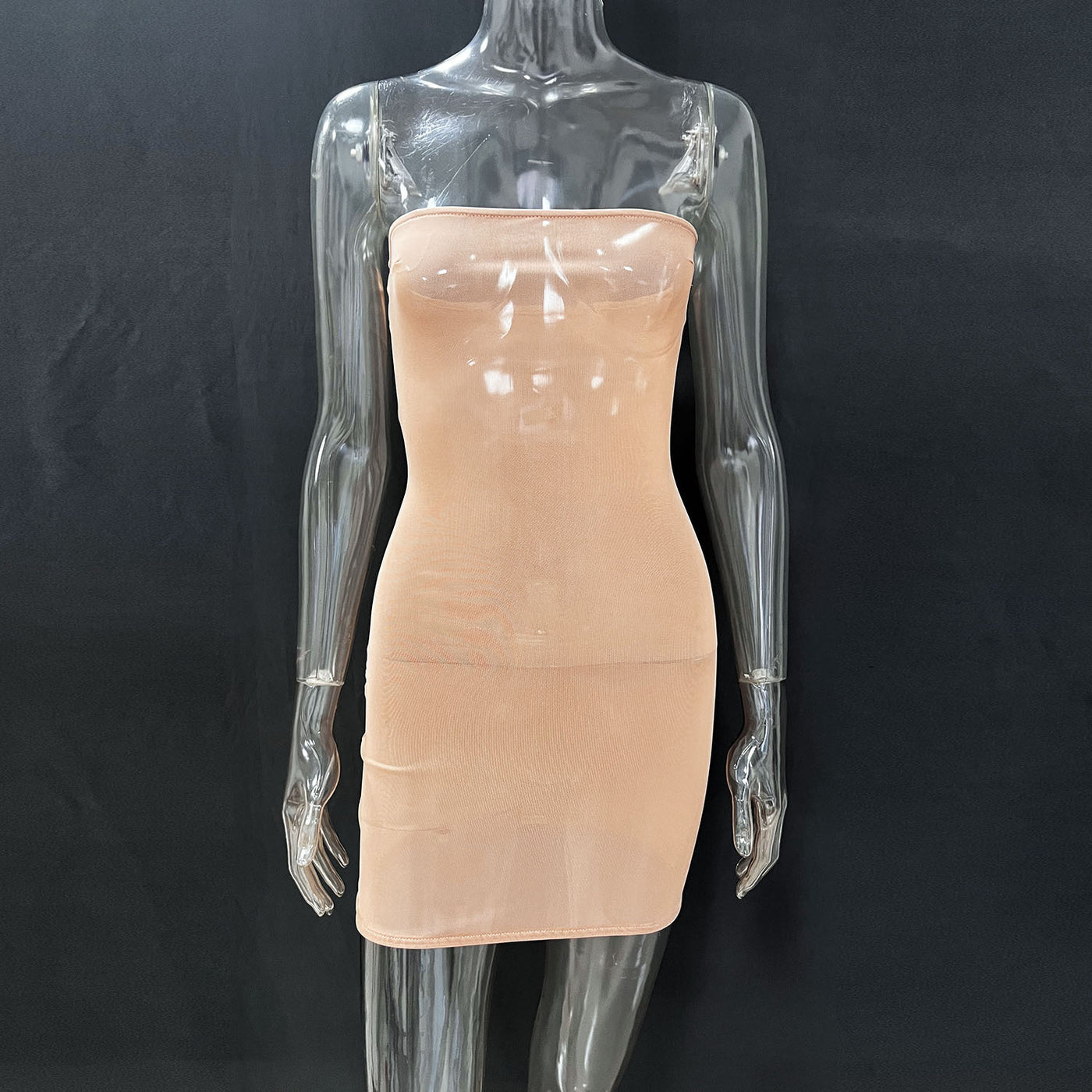 Women's All-match Anti-penetration Mesh Base Dress