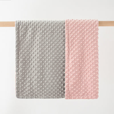 Baby Blanket For Girls Super Soft Double Layer With Dotted Backing Soft Baby Blanket With Dotted Backing Newborn Nursery Swaddling Blankets Infants Boys Girls Receiving Blanket For Toddler - HJG