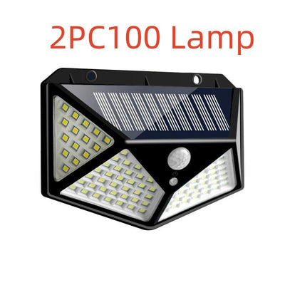 100 LED Solar Wall Light | Enhance Your Outdoor Lighting Now! - HJG