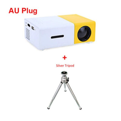 1080P Portable Mini LED Projector: Unleash Ultimate Home Theater Experience! - HJG