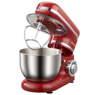 1200W 4L Stainless Steel Bowl 6 - speed Kitchen Food Stand Mixer Cream Egg Whisk Blender Cake Dough Bread Mixer Maker Machine - HJG