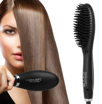 Ceramic Hair Straightening Brush - HJG