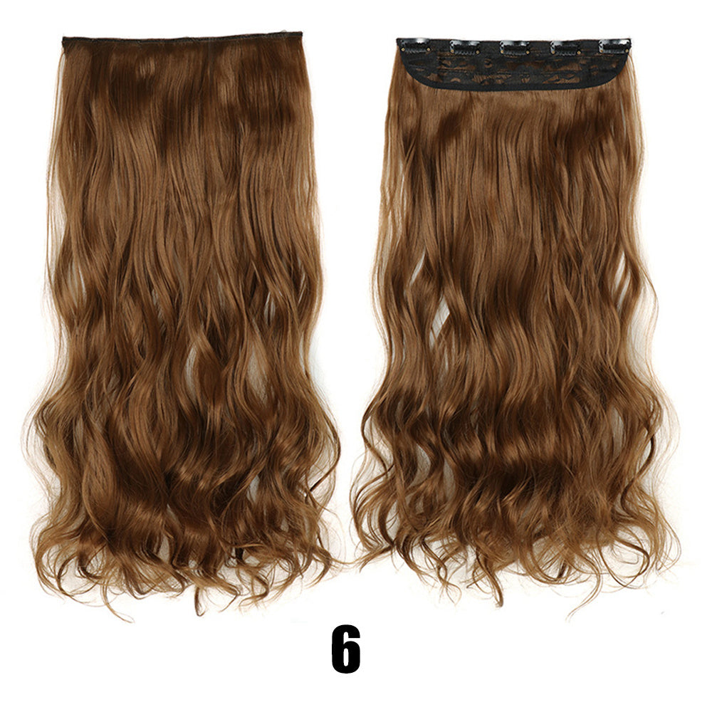 Women's Big Wavy Long Curly Hair Extensions Are Naturally Fluffy And No Trace