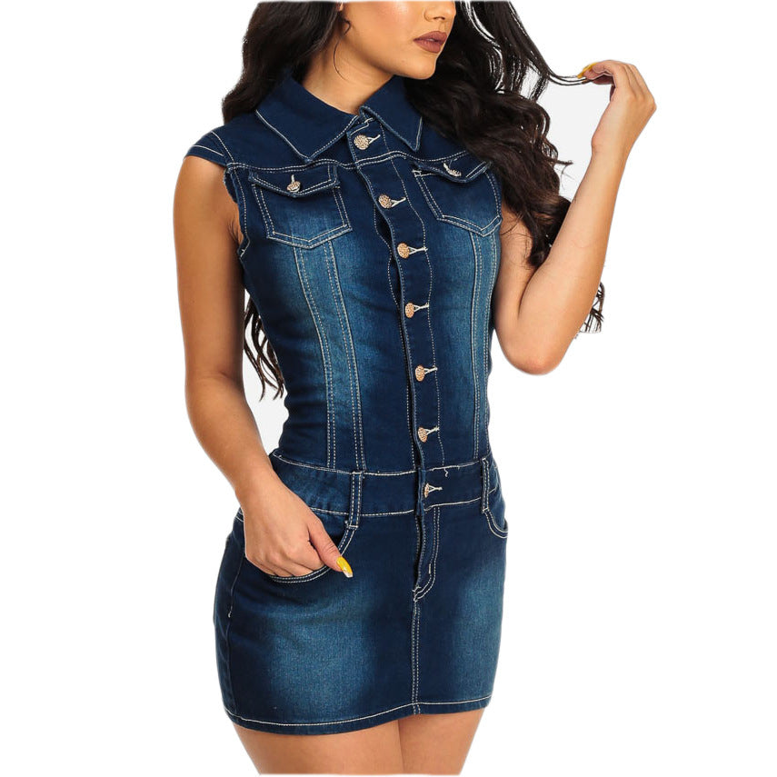 Women Denim dress - HJG