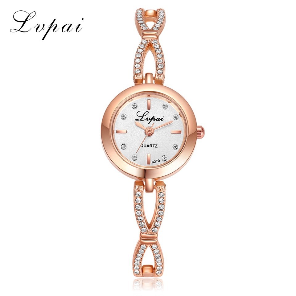 Luxury Bracelet Women Dress Watches Fashion Quartz Crystal Watches Lvpai Brand Ladies Casual Dress Sport WristWatch - HJG