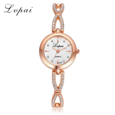 Luxury Bracelet Women Dress Watches Fashion Quartz Crystal Watches Lvpai Brand Ladies Casual Dress Sport WristWatch - HJG