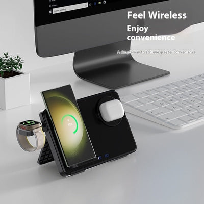 15W Three-in-one Wireless Charger- HJG