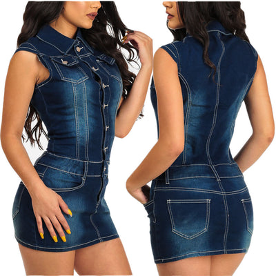 Women Denim dress - HJG