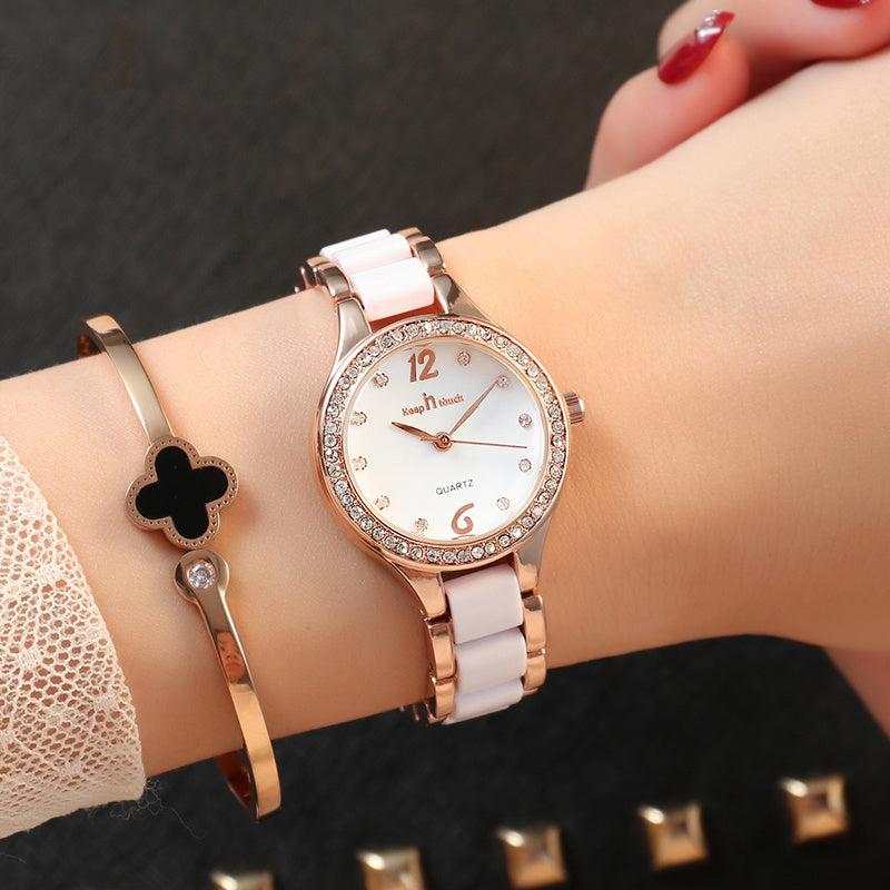 Women Watches Luxury Quartz Female Wrist Watches - HJG