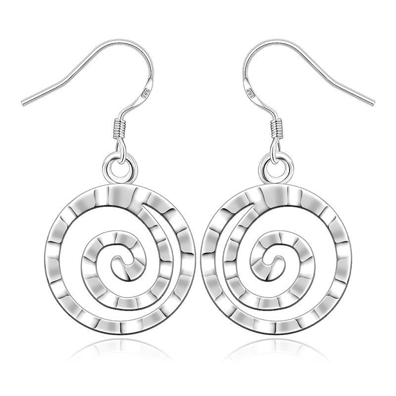 Round Earrings Threaded Earrings - HJG