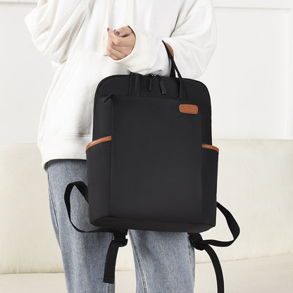 15.6-inch Computer Backpack Business Backpack Men's Simple Waterproof Schoolbag Women