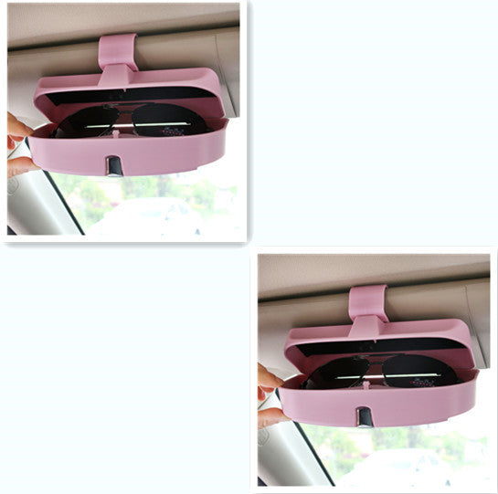 Car glasses case car sun visor bill glasses clip