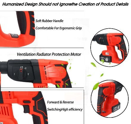 Cordless Impact Drill with Battery Power