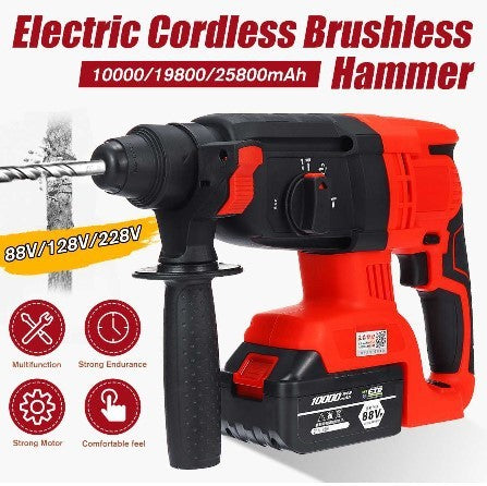 Cordless Impact Drill with Battery Power