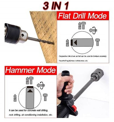 Cordless Impact Drill with Battery Power
