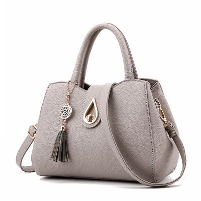 SMOOZA Famous Designer Brand Luxury Women Handbag Tassel Women Bag Top-Handle Bags Fashion Women Messenger Shoulder Bags - HJG