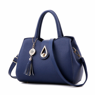 SMOOZA Famous Designer Brand Luxury Women Handbag Tassel Women Bag Top-Handle Bags Fashion Women Messenger Shoulder Bags - HJG