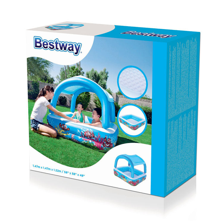 Sunshade Family Paddling Pool Inflatable Swimming Pool Children