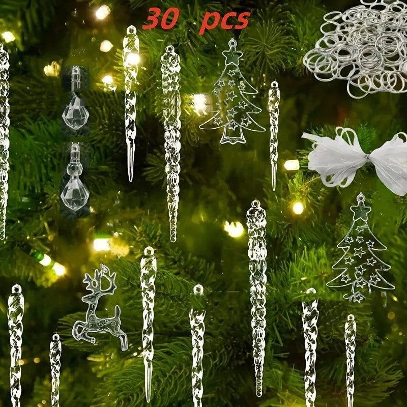 Acrylic Christmas Tree Crystal Decorations