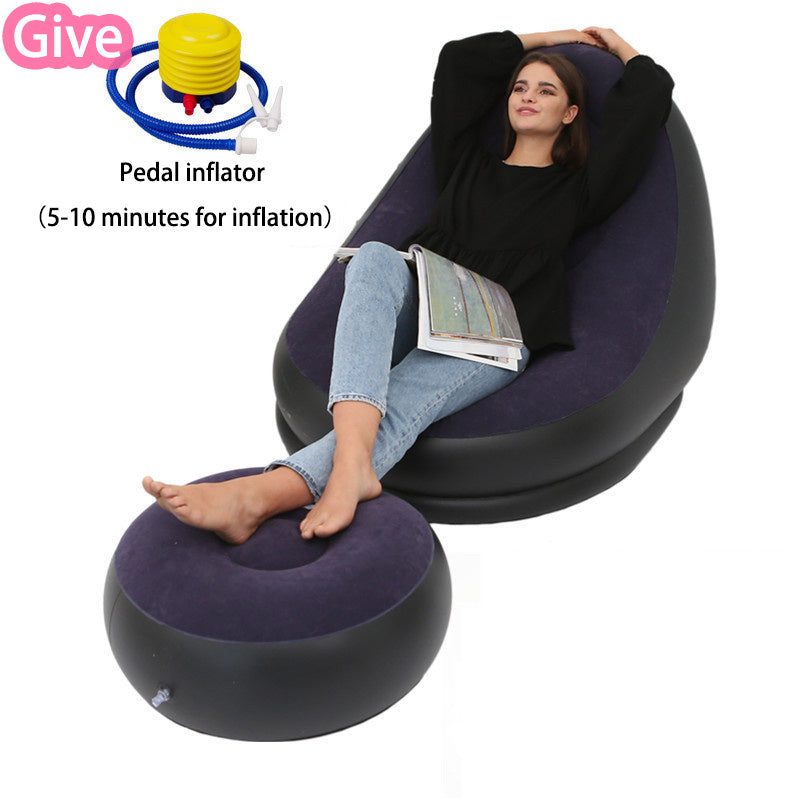 Lazy Bean Bag with Inflatable Folding Sofa - HJG