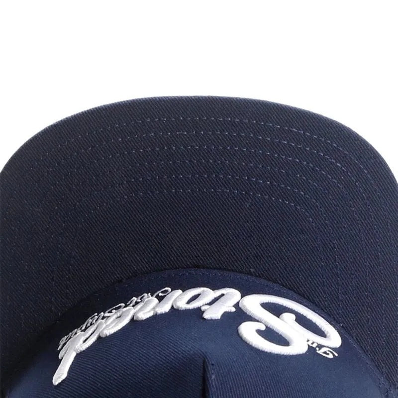 Blue Letters Embroidery Trend Hip Hop Casual Fashion Hip Hop Sports Trendy Baseball Cap
