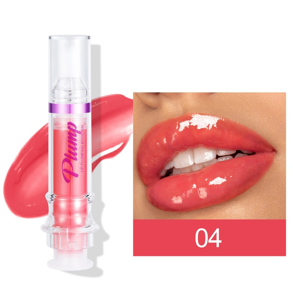 New Tube Lip Rich Lip Color Slightly Spicy Lip Honey Lip Glass Mirror Face Lip Mirror Liquid Lipstick - HJG