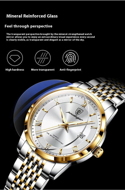 Men's Watch Waterproof Luminous Calendar Quartz Watch