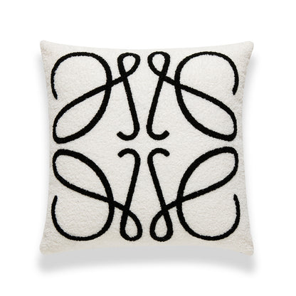 Embroidered Plush Pillowcase Living Room Sofa