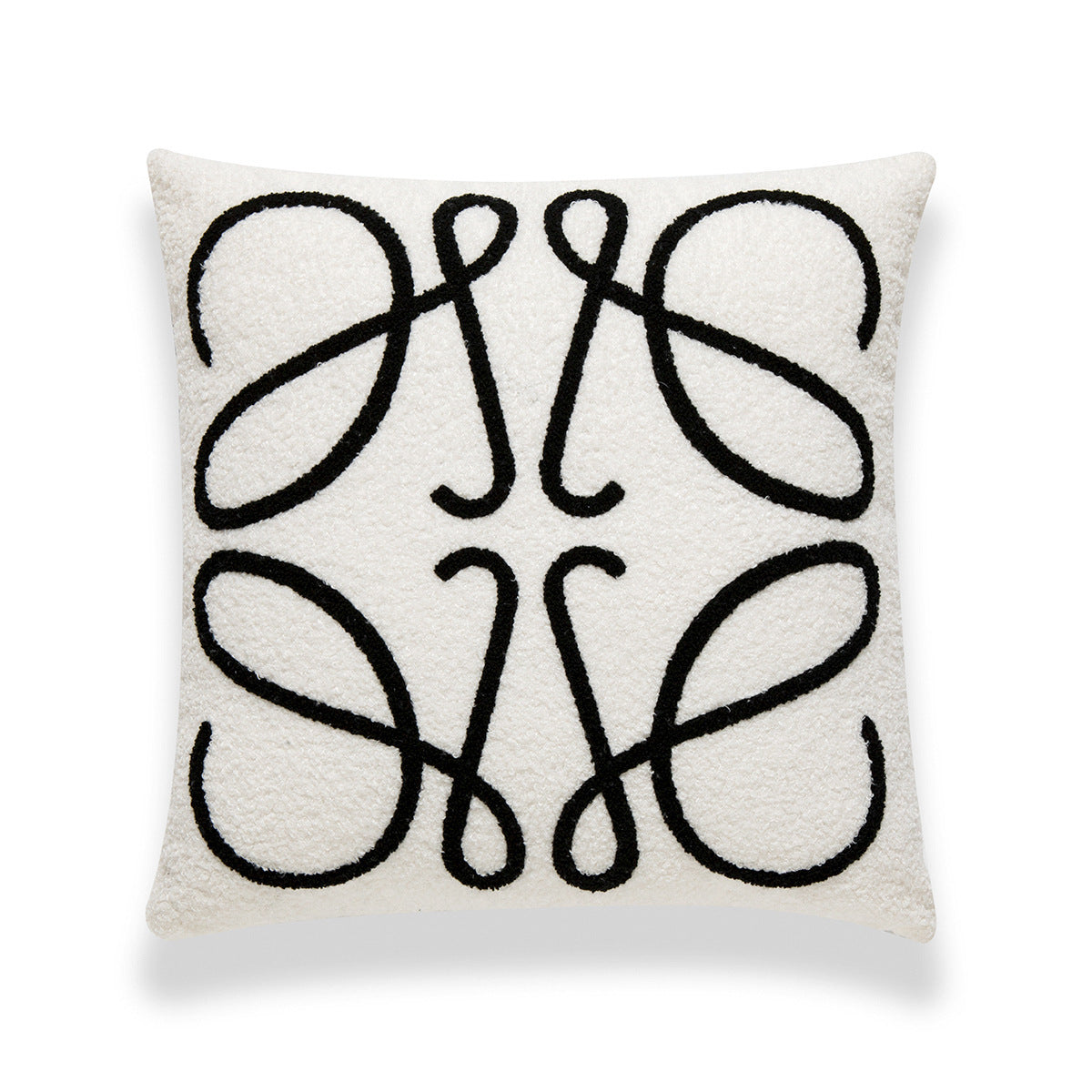 Embroidered Plush Pillowcase Living Room Sofa