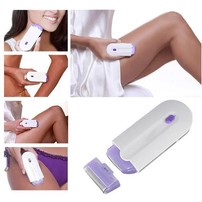 2 IN 1 Hair Remover Painless Epilator Hair Removal Shaving Device Body Face Leg Bikini Shaver Hair Removal Machine Hair Trimmer - HJG