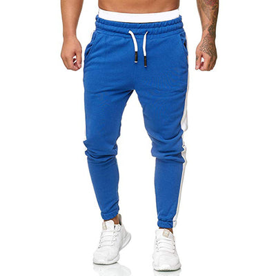 Men's Exercise Casual Pants Fashion Solid Color Sports Trousers