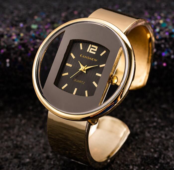 Women Watches New Luxury Brand Bracelet Watch Gold Silver Dial Lady Dress Quartz Clock Hot Bayan Kol Saati - HJG