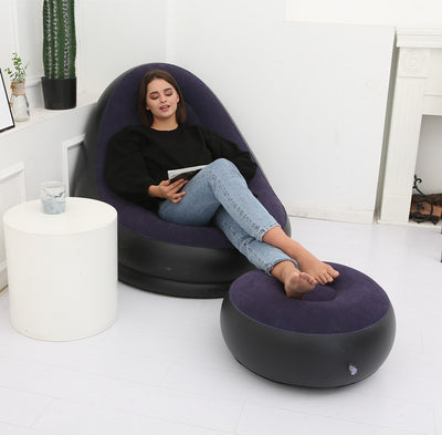 Lazy Bean Bag with Inflatable Folding Sofa - HJG