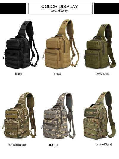 Outdoor Multi-functional Tactical Chest Bag Shoulder Messenger Bag