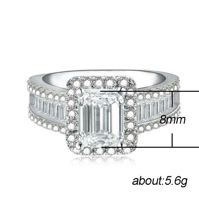 Jewellery ring with diamonds - HJG