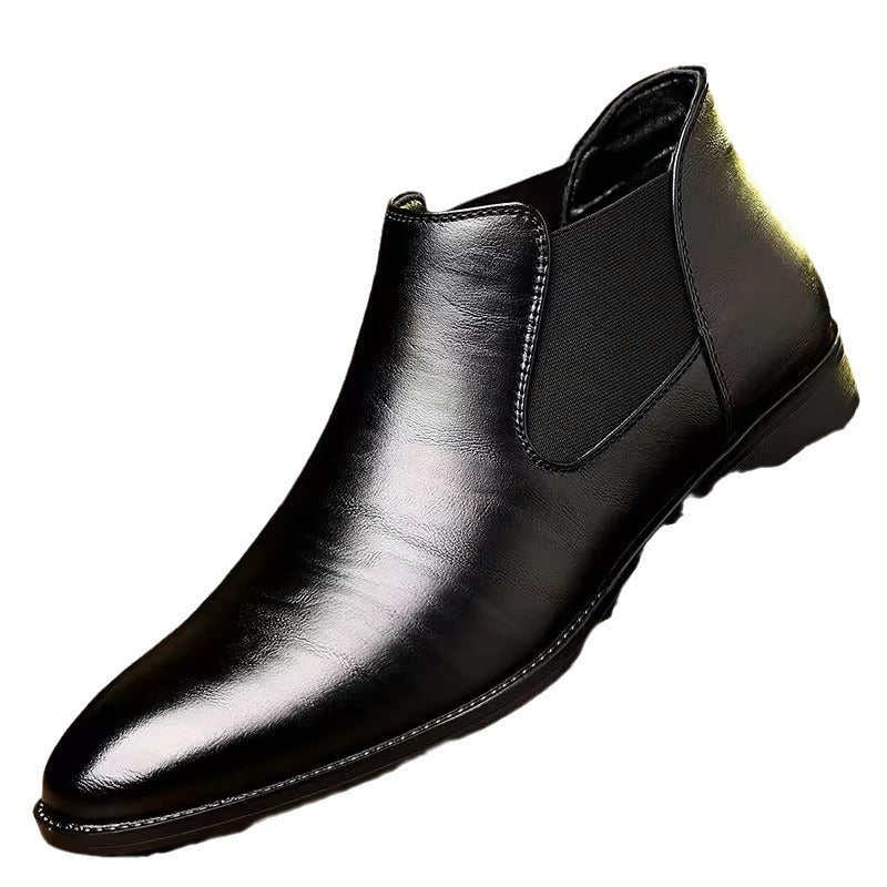 Men's Business Leisure Plus Size Leather Shoes - HJG