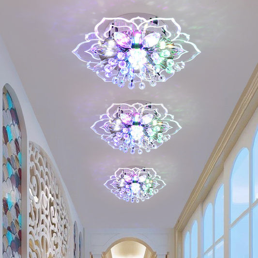 Small Crystal Lamp Corridor Lamp Modern Minimalist Living Room Lamp
