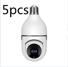 WiFi CAMERA 1080P Bulb 4X Zoom Camera E27 Home 5GWiFi Alarm Monitor - HJG