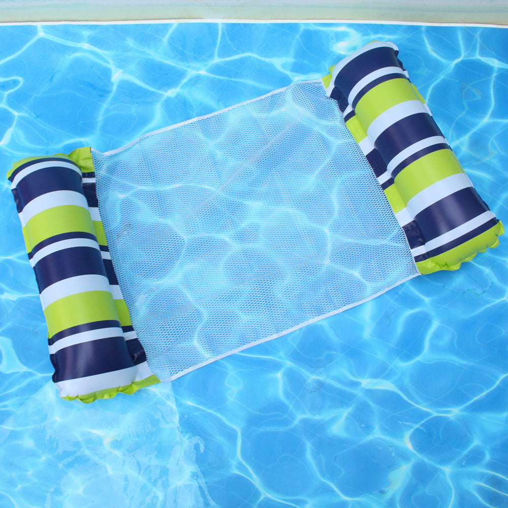 Swimming Pool Hanging Net Inflatable Floating Row Foldable Striped