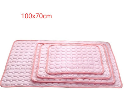 Pet Dog Cat Ice Silk Cold Nest Pad For Cooling In Summer