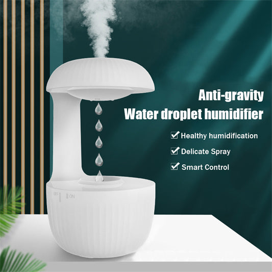 Anti-gravity Air Humidifier Mute Countercurrent Humidifier Levitating Water Drops Cool Mist Maker Fogger Relieve Fatigue - HJG