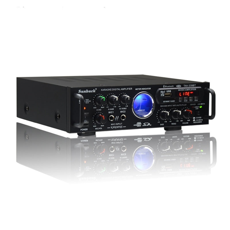 Household Power Amplifier 12 V220V Audio Bluetooth AV