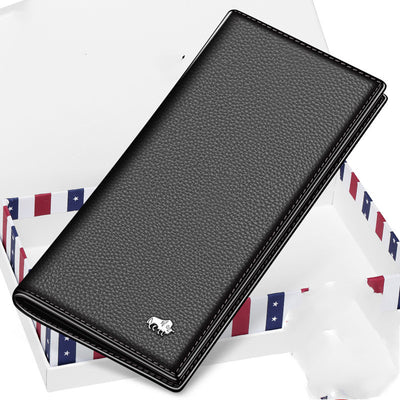 American Bison Wallet Mens Long Leather