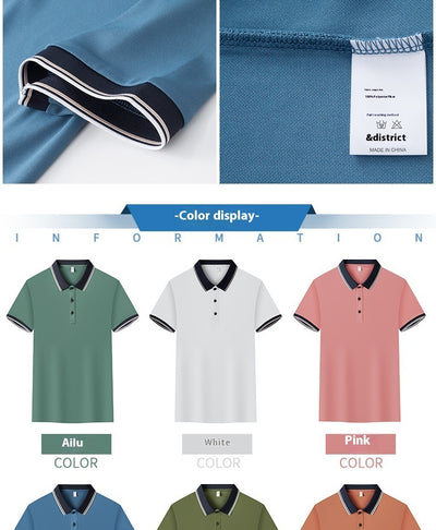 Business Polo Shirt Lapel Short Sleeve Corporate Cultural Clothing