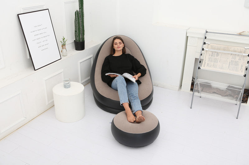 Lazy Bean Bag with Inflatable Folding Sofa - HJG